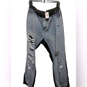 Ashley Stewart distressed jeans
